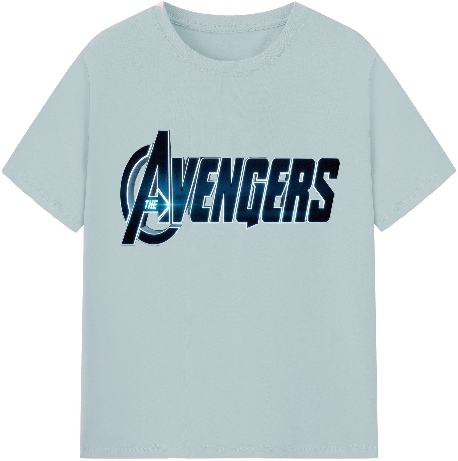 （画像用） アベンジャーズ The Avengers 綿100％半袖Tシャツ（フロントプリント）